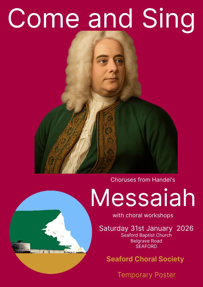 Come and Sing Workshop Messiah Choruses January 2026